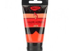 Culori acril 75 ml DACO, rosu vermilion